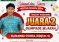 MAN 1 Gresik Kembali Bersinar di Kancah Nasional Sabet Juara 2 Olimpiade Sejarah “Indonesia Youth Science Olympiad Session 7”