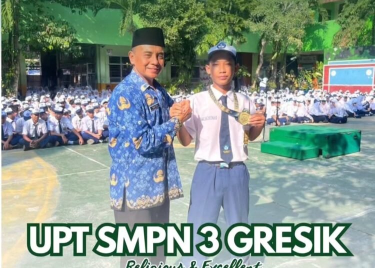 Luar Biasa !! UPT SMPN 3 Gresik Sabet Juara 1 Kejuaraan MuayThai Tingkat Nasional