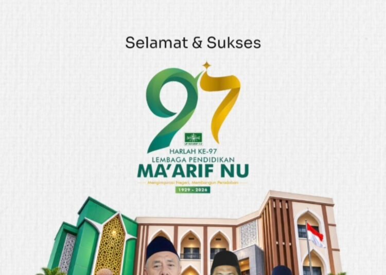 PCNU Gresik Ucapkan Selamat & Sukses Harlah ke-97 Lembaga Pendidikan Ma’arif NU