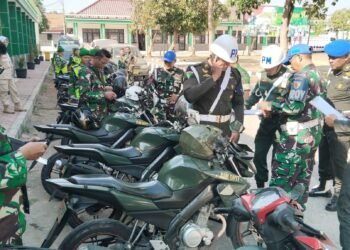 Kodim 0817/Gresik bersama Polisi Militer Berkomitmen Tingkatkan Kedisiplinan melalui Operasi Gaktib dan Yustisi “Waspada Wira Clurit” 2026