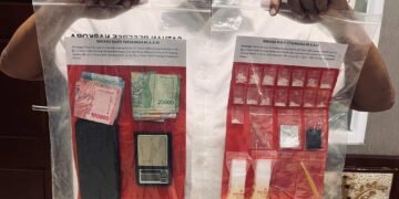 Sasar Driyorejo, Satresnarkoba Polres Gresik Bongkar Peredaran Sabu: 15 Klip Seberat 7,356 Gram Diamankan