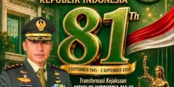 Keluarga Besar Kodim 0817/Gresik Ucapkan Dirgahayu Kejaksaan Republik Indonesia ke-81