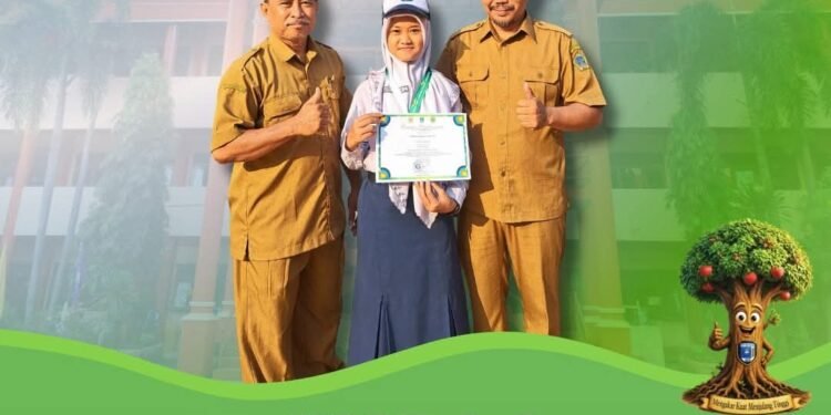 Aprilia Dara Cantika Murid UPT SMP Negeri 1 Gresik Raih Juara 3 Panahan Divisi Nasional U15 Putri