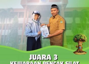 Citra Zahirah Murid UPT SMP Negeri 1 Gresik Sabet Juara 3 Pencak Silat Tingkat Nasional