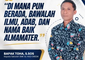 Di mana pun berada, bawalah ilmu, adab, dan nama baik almamater