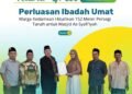 Investasi Akhirat, Warga Kedamean Wakafkan Tanahnya untuk Pembangunan dan Perluasan Masjid As-Syafi’iyah