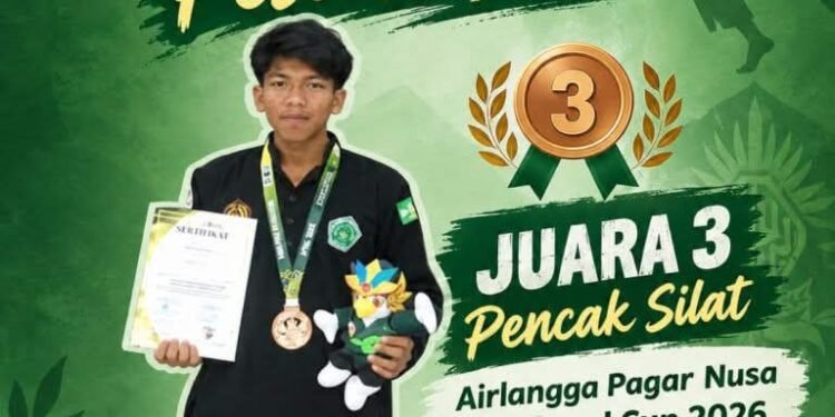 M. Abdillah Syabani, Pendekar MAN 1 Gresik Sabet Juara 3 Pencak Silat Airlangga Pagar Nusa Cup 2026
