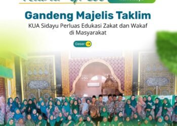 Gandeng Majelis Taklim, KUA Sidayu Perkuat Edukasi Zakat dan Wakaf di Masyarakat 