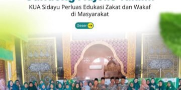 Gandeng Majelis Taklim, KUA Sidayu Perkuat Edukasi Zakat dan Wakaf di Masyarakat 