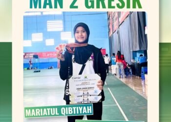 Mariatul Qibtiyah, Siswi MAN 2 Gresik Ukir Prestasi Gemilang Kejuaraan Bulu Tangkis HI-QUA Junior Series 5 2026
