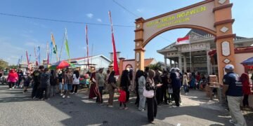 Ribuan Warga Ngawen Sidayu Antusias Ikuti Senam dan Jalan Sehat Puncak HUT ke-81 RI