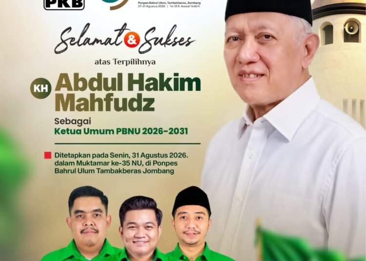 DPC PKB Gresik Ucapkan Selamat Atas Kepemimpinan Baru PBNU Masa Khidmat 2026–2031