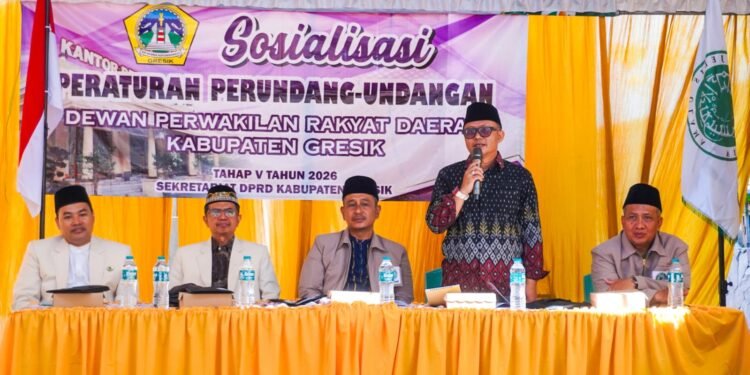 Bersama MUI, Khusnul Fiqhan Gelar Sosialisasi Peraturan Perundang-undangan Tahap V 2026 di Kecamatan Bungah, Perkuat Sinergi Penegakan Aturan Berbasis Masyarakat