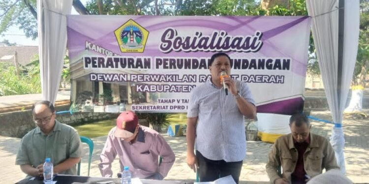 Gelar Sosperda, H Mujid Riduan, SH Ajak Masyarakat Wujudkan Ketenteraman dan Ketertiban di Kabupaten Gresik