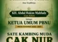 Sate Kambing Muda Cak Nur Lowayu Ucapkan Selamat Atas Terpilihnya Gus Kikin sebagai Ketua Umum PBNU Masa Khidmat 2026–2031