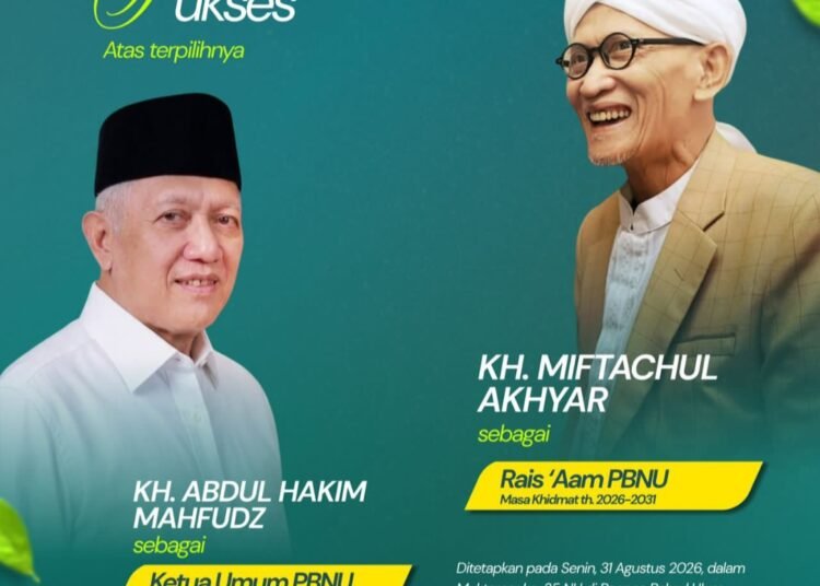 MATQ Sunanul Muhtadin Ucapkan Selamat Atas Terpilihnya KH. Miftachul Akhyar sebagai Rais Aam dan Gus Kikin sebagai Ketua Umum PBNU Masa Khidmah 2026–2031