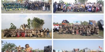 Ribuan Warga Desa Lowayu Guyub Rukun Semarakkan Karnaval Budaya Puncak HUT RI