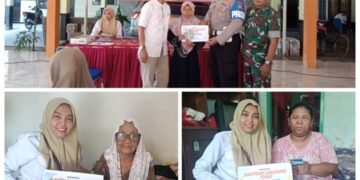 Berikan Pelayanan Terbaik, Pemdes Sembayat Manyar Antar Langsung BLT Dana Desa ke Rumah Lansia