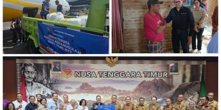 Peduli Bencana, PT Freeport Indonesia Salurkan Bantuan Senilai Rp2,5 Miliar untuk Masyarakat Terdampak Gempa NTT