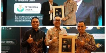 Top !! Direktur Keuangan & Umum Petrokimia Gresik Adityo Wibowo Dinobatkan sebagai Best Chief Marketing Officer 2026