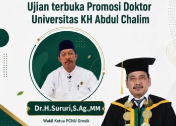 Rektor INSIDA Gresik Ucapkan Selamat kepada Dr. H Sururi Atas Diraihnya Gelar Doktor di Universitas KH. Abdul Chalim