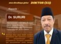Dinas Pendidikan Gresik Ucapkan Selamat H. Sururi Raih Gelar Doktor di Universitas KH. Abdul Chalim