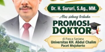 UIN Sayyid Ali Rahmatullah Tulungagung Ucapkan Selamat H. Sururi Raih Gelar Doktor di Universitas KH. Abdul Chalim