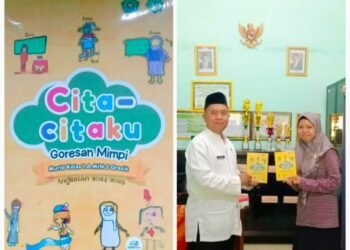 Istimewa !! Siswa Kelas 1A MIN 2 Gresik Sukses Launching Buku Berjudul “Cita-citaku Goresan Mimpi”