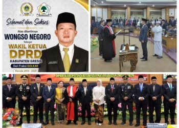 Inilah Momen Istimewa Wongso Negoro Resmi Dilantik sebagai Wakil Ketua DPRD Gresik