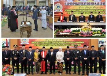 Rapat Paripurna, Wongso Negoro Resmi Dilantik sebagai Wakil Ketua DPRD Gresik