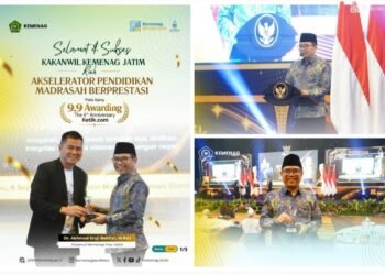 Selamat & Sukses Kakanwil Kemenag Jatim Raih Akselerator Pendidikan Madrasah Berprestasi