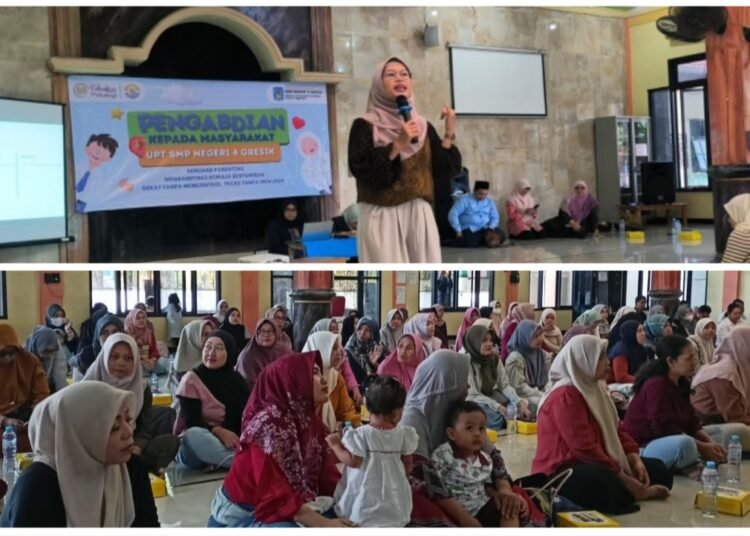 UPT SMPN 4 Gresik Gelar Parenting untuk Orang Tua “Mendampingi Remaja Bertumbuh, Dekat Tanpa Mengontrol, Tegas Tanpa Menjauh”
