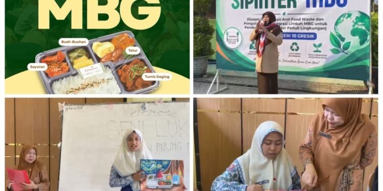 Inovatif !! UPT SMP Negeri 10 Gresik Hadirkan SIPINTER-MBG “Makan Tuntas Hari Ini, Selamatkan Bumi Esok Hari”