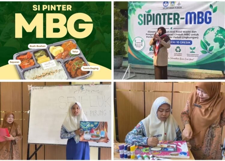 Inovatif !! UPT SMP Negeri 10 Gresik Hadirkan SIPINTER-MBG “Makan Tuntas Hari Ini, Selamatkan Bumi Esok Hari”