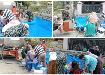 Pemdes Ganggang Balongpanggang Apresiasi Gerak Cepat Babinsa Bantu Air Bersih untuk Masyarakat
