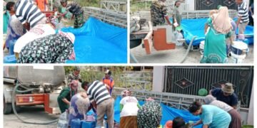 Pemdes Ganggang Balongpanggang Apresiasi Gerak Cepat Babinsa Bantu Air Bersih untuk Masyarakat