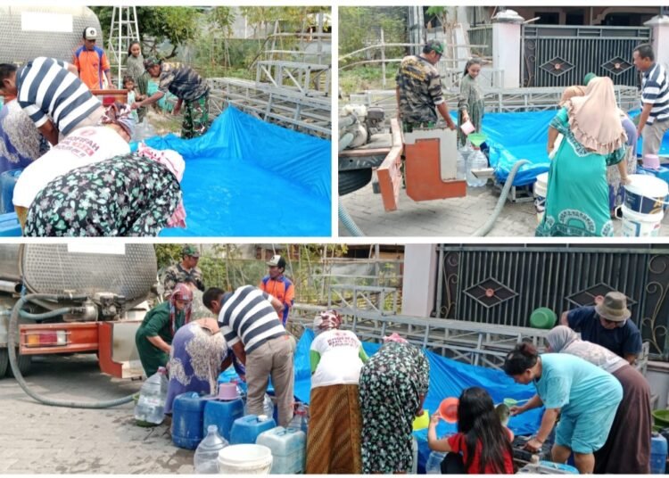 Pemdes Ganggang Balongpanggang Apresiasi Gerak Cepat Babinsa Bantu Air Bersih untuk Masyarakat