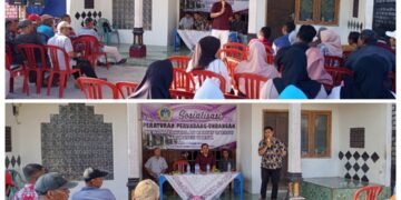 Penuh Kebersamaan !! Dimas Faturrahman Sampaikan Aturan Pengelolaan Makam ke Masyarakat Kedamean