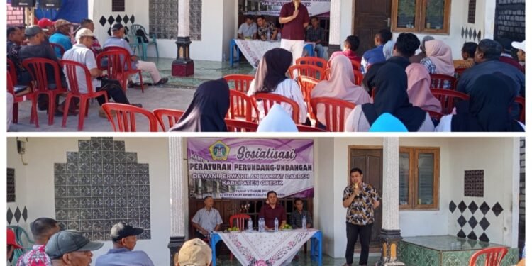 Penuh Kebersamaan !! Dimas Faturrahman Sampaikan Aturan Pengelolaan Makam ke Masyarakat Kedamean