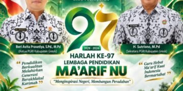 Harlah ke-97 LP Ma’arif NU, PGRI Gresik: Kolaborasi dalam Pendidikan, Menginspirasi Negeri Membangun Peradaban