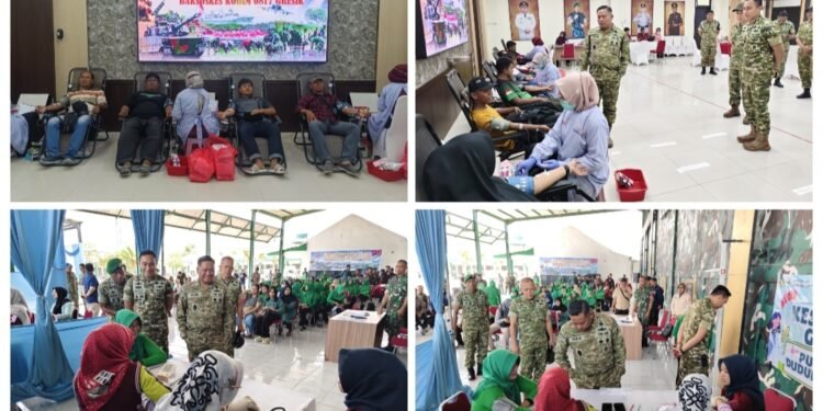 HUT ke-81 TNI, Kodim 0817/Gresik Gelar Bhakti Sosial untuk Masyarakat
