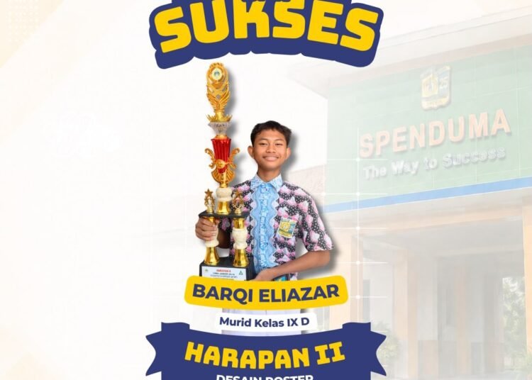 UPT SMPN 25 Gresik Ukir Prestasi Gemilang Lomba Desain Poster Jambore Tingkat Kabupaten Gresik