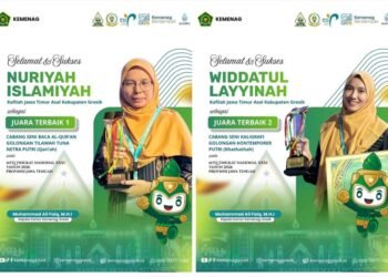 Selamat & Sukses Prestasi Gemilang Kafilah Kabupaten Gresik di Ajang MTQ Tingkat Nasional XXXI Tahun 2026