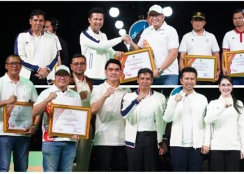 Joosss !! Konsisten Bina Prestasi Atlet, Petrokimia Gresik Raih Penghargaan “JATIM SPORT1V”