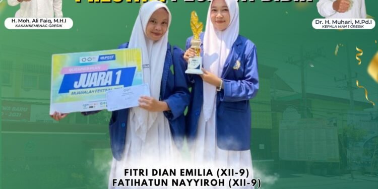Alhamdulillah, Siswa MAN 1 Gresik Raih JUARA 1 BUSSINES PLAN Tingkat Nasional di UIN Sunan Ampel Surabaya 2026