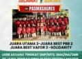 Hebat !! Pasmagres MTsN Gresik Sabet Juara Utama 2, Best PBB 2, dan Best Vafor 3 LKBB Aksana se-Jawa Tengah