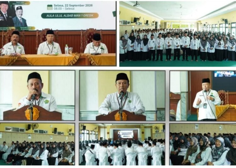 MAN 1 Gresik Sukses Jadi Tuan Rumah “Sosialisasi Layanan Subbagian Tata Usaha Kemenag Gresik”