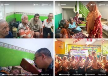 DWP Kemenag Gresik Berbagi Senyuman dan Kebahagiaan kepada Puluhan Lansia Panti Werdha Lestari Menganti