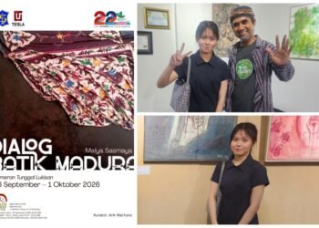 “Dialog Batik Madura” Pameran Tunggal Lukisan Malya Sasmaya Seniman Muda Sanggar DAUN Surabaya