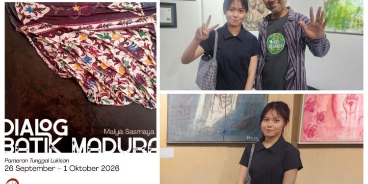 “Dialog Batik Madura” Pameran Tunggal Lukisan Malya Sasmaya Seniman Muda Sanggar DAUN Surabaya